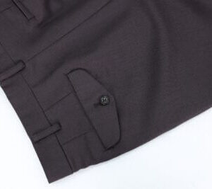 Cdg Brown Single Pleat Pant