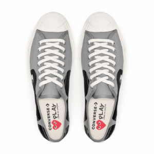 CDG Play Converse Low Top Black Heart Jack Purcell Sneakers