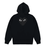 PLAY COMME des GARCONS ビッグハートプリントパーカー Cdg Play Big Heart Zip Hoodie (Black) -「CDGプレイ ビッグハート