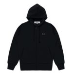 Cdg Play Big Heart Zip Hoodie (Black) -「CDGプレイ ビッグハート