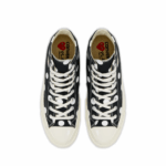 CDG Play Converse Polka Dot Red Heart Chuck Taylor All Star ’70 High Sneakers