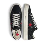CDG Play Converse Red Heart One Star - CDG プレイ コンバース - Image 4