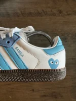 Adidas Samba x CDG Sky Blue - コム デ ギャルソン x アディダス サンバ - Image 4