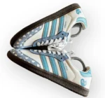 Adidas Samba x CDG Sky Blue - コム デ ギャルソン x アディダス サンバ - Image 2