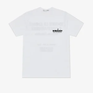 CDG SHIRT B.A.S.E.C. Mens's T-Shirt White - CDGプレイTシャツ