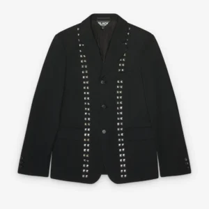 Comme des Garçons Studded Blazer Black - コムデギャルソン スタッズ ブレザー（ブラック）