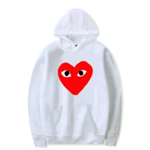 COMME des GARCONS BIG Red Heart Hoodie - CDG ダブルハーツ フーディー