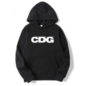 CDG Hoodie Black - CDG プレイ パーカー