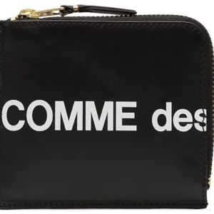 Cdg Play Huge Logo Zip Wallet - CDG PLAY ヒュージロゴ ジップ ウォレット