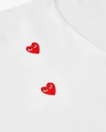 CDG Play Scattered Heart T-Shirt - CDG プレイハート Tシャツ - Image 2