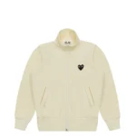 CDG Play Sweatshirt with Big Heart Ivory - CDG プレイ スウェットシャツ