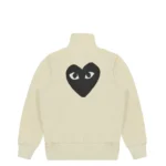 CDG Play Sweatshirt with Big Heart Ivory - CDG プレイ スウェットシャツ - Image 2