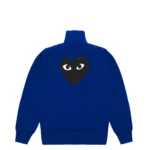 CDG Play Sweatshirt with Big Heart Navy - CDG PLAY ビッグハート スウェットシャツ - Image 2
