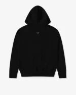 CDG Play Unisex Reverse Black Heart Zip Hooded Sweatshirt Black - CDG プレイ フード付きスウェットシャツ