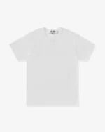 CDG Play Unisex Reverse Red Heart T-Shirt White - コム デ ギャルソンのTシャツ - Image 2