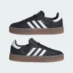 CDG Play x Adidas Samba (Black) - CDG プレイ x アディダス サンバ - Image 2