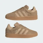 CDG Play x Adidas Samba (Brown) - CDG プレイ x アディダス サンバ - Image 2