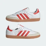 CDG Play x Adidas Samba (White) - CDG プレイ x アディダス サンバ - Image 2