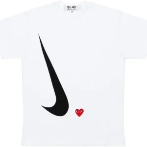 CDG X Nike T-Shirt White - CDG x Nike Tシャツ – ホワイト
