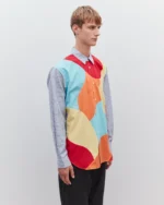 CDG Men's Curved Patchwork Shirt - CDG メンズシャツ - Image 3