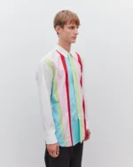 CDG Men's Colored Stripe Shirt - CDG メンズ ストライプシャツ - Image 3