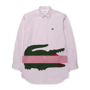 CDG SHIRT Lacoste Men's Cotton Check Shirt Print A-2 - CDGの新しいシャツ