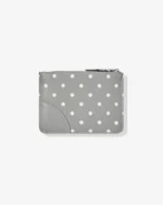 CDG Polka Dot Printed Zip Pouch Grey - CDG ジップポーチ - Image 2