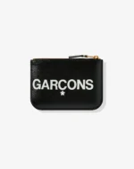 CDG Huge Logo Wallet Zip Pouch Black - CDG ジップポーチ - Image 2