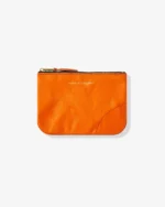 CDG Washed Wallet Zip Pouch Burnt Orange - CDG ジップウォレット
