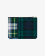 CDG Tartan Patchwork Zip Pouch Green - CDG ジップウォレット - Image 2