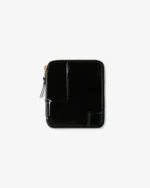CDG Reversed Hem Full Zip Around Wallet Black - CDG ウォレット フルジップ