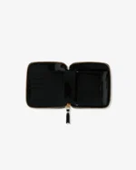 CDG Reversed Hem Full Zip Around Wallet Black - CDG ウォレット フルジップ - Image 3