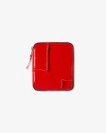 CDG Reversed Hem Full Zip Around Wallet Red - CDG ウォレット フルジップ