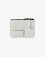 CDG Reversed Hem Zip Pouch White - CDG ウォレット フルジップ - Image 2