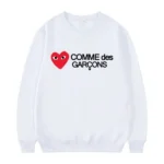 Comme Des Garcons Letter Logo Sweatshirt - CDG レターロゴ スウェットシャツ - Image 2