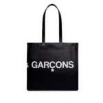 Comme des Garçons Logo Tote Bag (Black) - Image 3