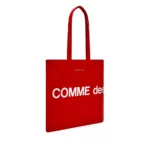 Comme des Garçons Logo Tote Bag (Red) - コム デ ギャルソン ロゴ トートバッグ - Image 2