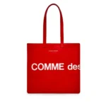 Comme des Garçons Logo Tote Bag (Red) - コム デ ギャルソン ロゴ トートバッグ