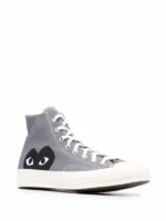 CDG Converse Grey High Top (EU Size) - CDG コンバース ハイトップ - Image 2