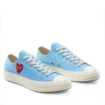 Converse X CDG Low Top (Bright Blue) - CDG x コンバース - Image 2
