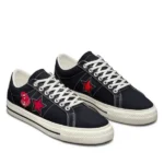 Converse x CDG One Star (Black) - CDG x コンバース - Image 2