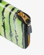 CDG Watermelon Full Zip Around Wallet Green SA2100 - CDG フルジップアラウンドウォレット - Image 4