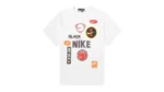Nike X Comme Des Garcons Black Oversized Multi Logo Print T-Shirt - Nike X CDG オーバーサイズ Tシャツ - Image 2