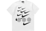 Comme Des Garcons X Nike Blackx Tee White - CDG X ナイキ ブラックx Tシャツ ホワイト