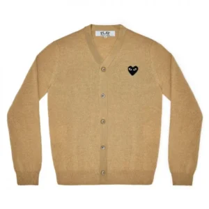 CDG Play Classic Heart Logo Cardigan - CDG プレイ カーディガン