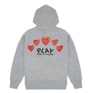 CDG Play Multi Logo Printed on Back Hoodie - CDG プレイ パーカー