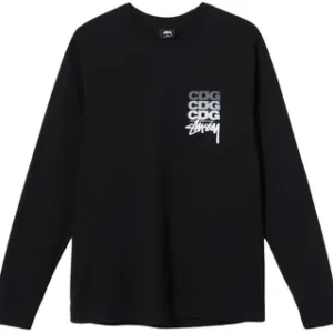 Stüssy x CDG Stack (Black) - Stüssy x CDG スタック (ブラック)