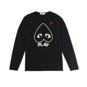 comme des garcons black long sleeve - CDG プレイ ロングスリーブ